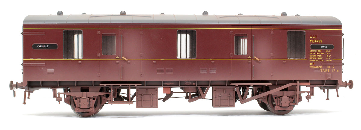 BR Mk1 M94799 CCT 4w General Purpose Van BR Lined Maroon - Weathered