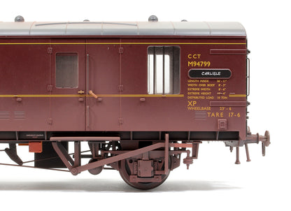 BR Mk1 M94799 CCT 4w General Purpose Van BR Lined Maroon - Weathered