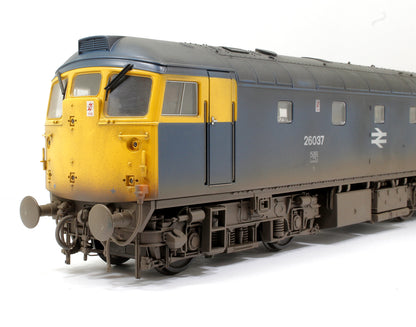 Pre-Owned Class 26 037 BR Blue Diesel Locomotive (Weathered Edition)