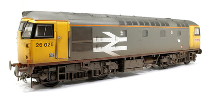 Class 26 025 Railfreight Red Stripe (orange cantrail stripe) Diesel Locomotive - Weathered