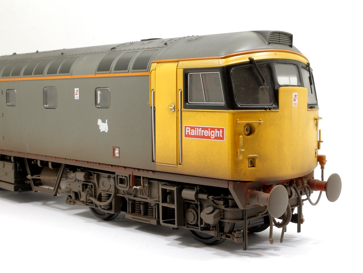 Class 26 025 Railfreight Red Stripe (orange cantrail stripe) Diesel Locomotive - Weathered