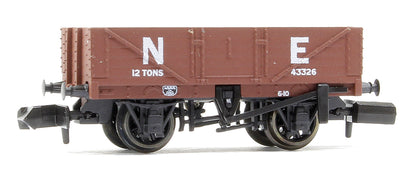 9ft 5 plank open wagon, NE, brown No.43326