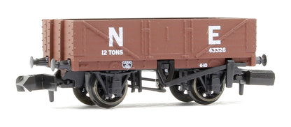 9ft 5 plank open wagon, NE, brown No.43326