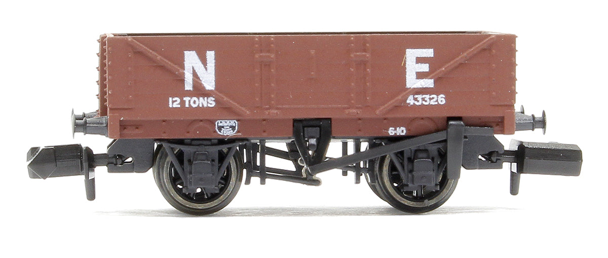 9ft 5 plank open wagon, NE, brown No.43326