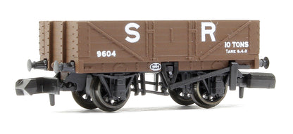 9ft 5 plank open wagon, SR, brown No.9604