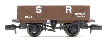 9ft 5 plank open wagon, SR, brown No.9604