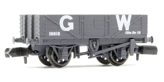 9ft 5 plank open wagon, GWR, grey No.19818