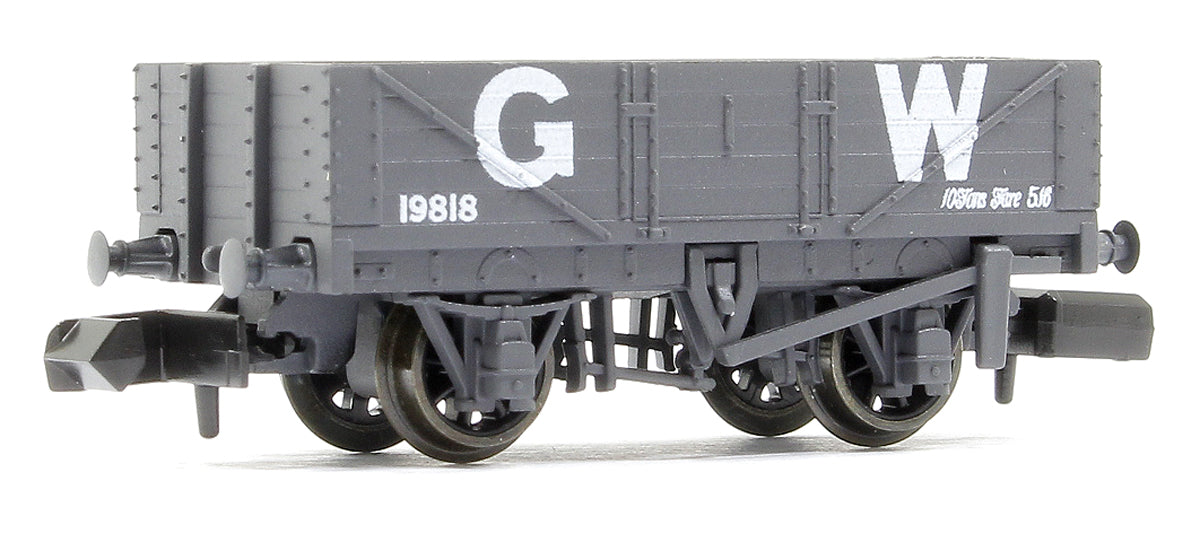 9ft 5 plank open wagon, GWR, grey No.19818