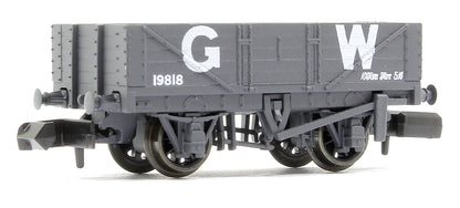 9ft 5 plank open wagon, GWR, grey No.19818