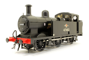 Class 3F Jinty BR Black (Late Crest) 0-6-0 Tank Locomotive No.47482 Sound Fitted