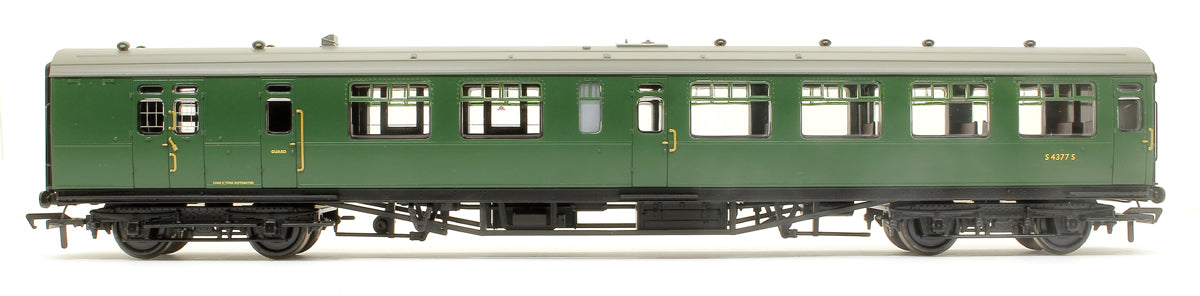 SR Bulleid Brake Third Semi-Open 10'' Vents BR (SR) Green No.S4377S