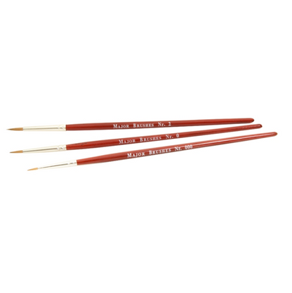 Three Paint Brushes (Sizes 000, 0 & 2)