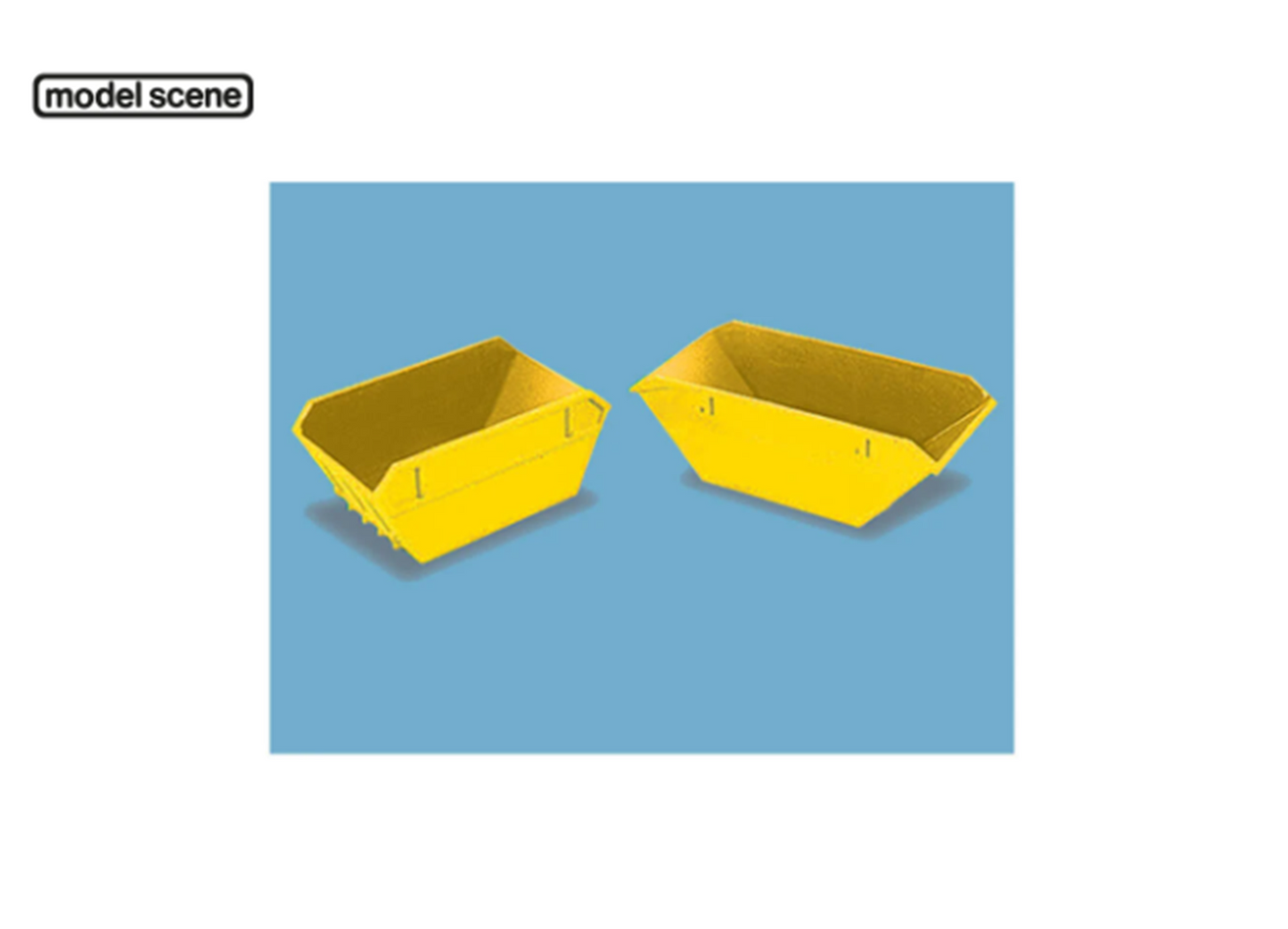 Modelscene 5088 Skips (large & small), yellow (no name)