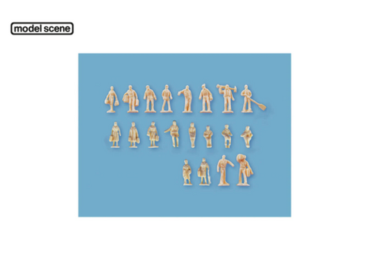 Modelscene 5157 Assorted Unpainted Figures Set B