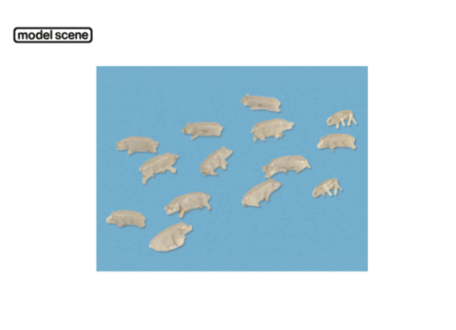 Modelscene 5176 Pigs  (12 pigs per pack)