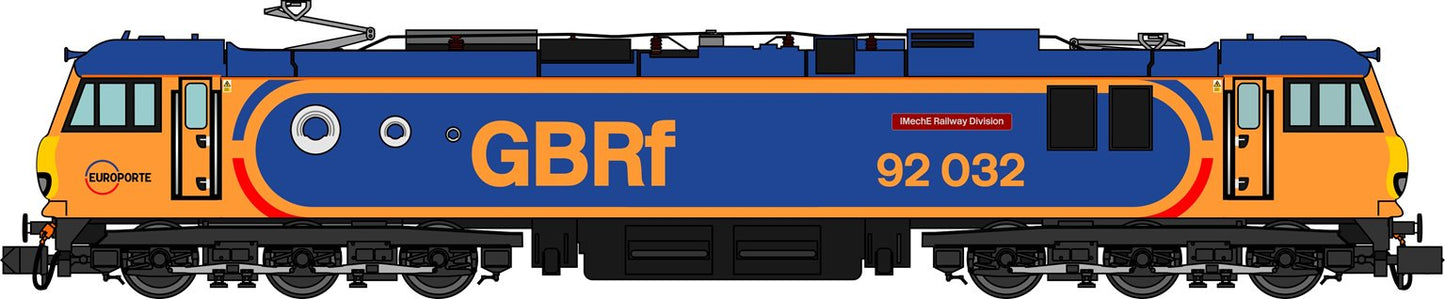 Class 92 IMechE Railway Division GBRf Blue/Orange - DCC Sound