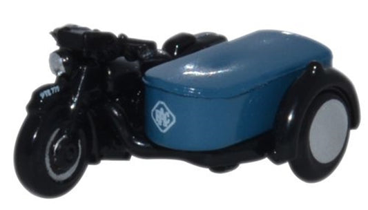 Oxford Diecast NBSA002 Motorbike and Sidecar RAC