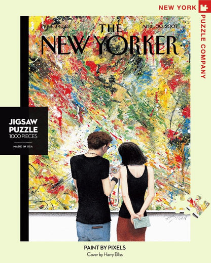 The New Yorker "Paint By Pixels", 1000 Piece Jigsaw Puzzle