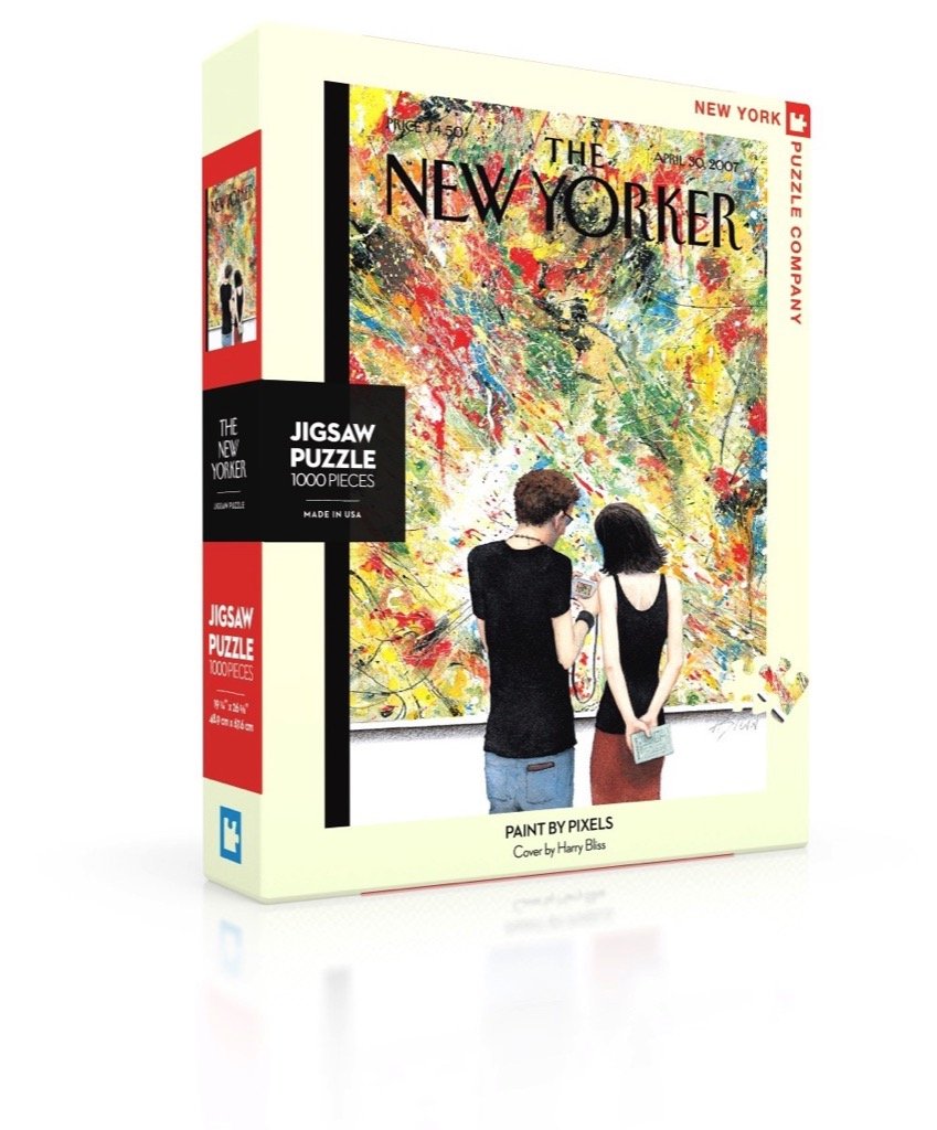 The New Yorker "Paint By Pixels", 1000 Piece Jigsaw Puzzle