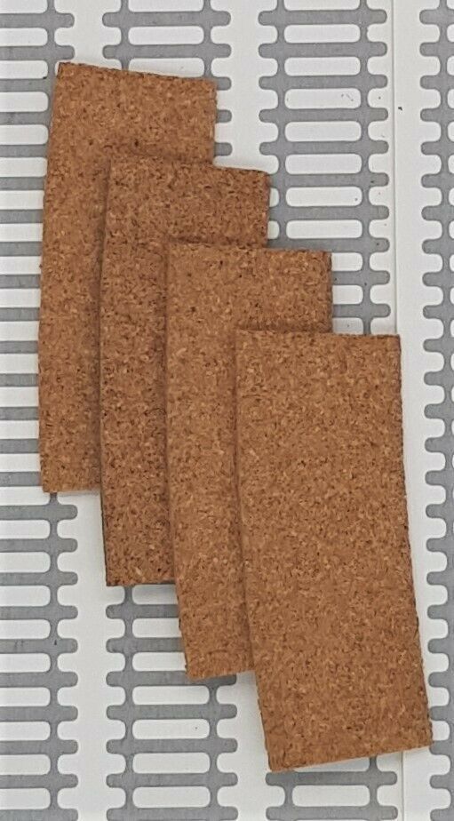 Cork track pre-cut - Curve 2nd radius Arc 11.5deg - Pack of 4