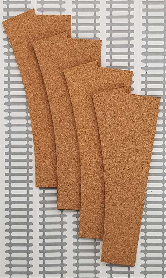 Cork track pre-cut - L/H Standard Point - Pack of 4