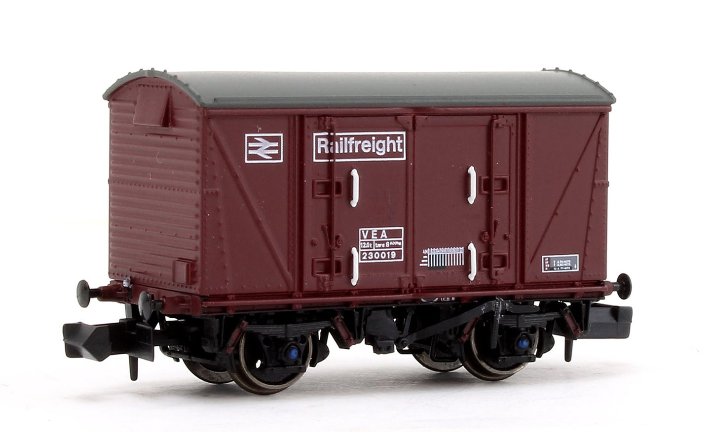 BR Maroon (Pristine) Railfreight VEA Munitions Van #230019