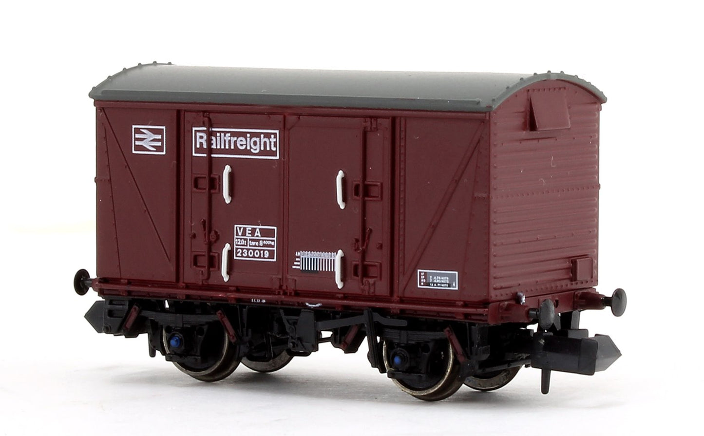 BR Maroon (Pristine) Railfreight VEA Munitions Van #230019