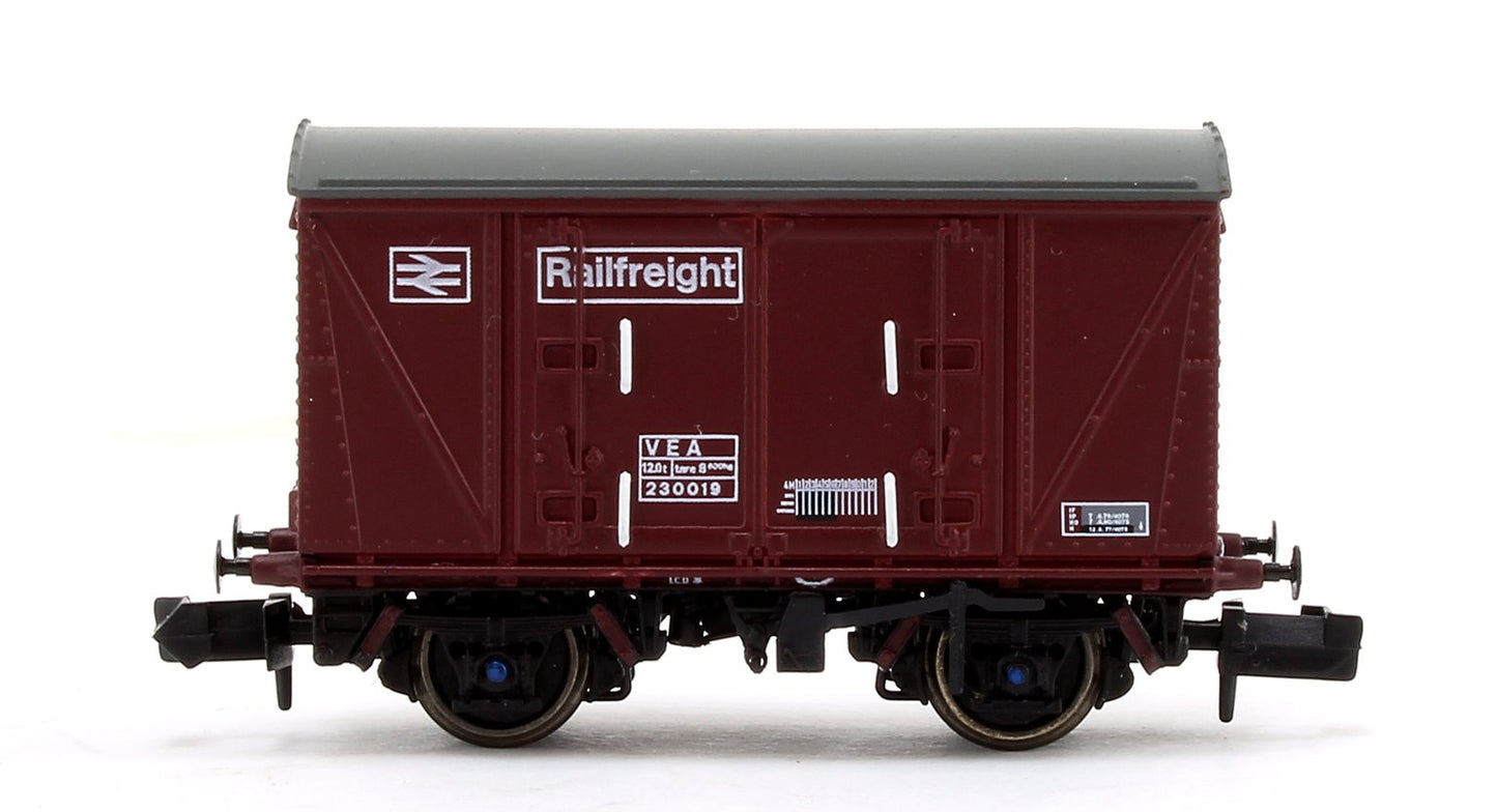 BR Maroon (Pristine) Railfreight VEA Munitions Van #230019