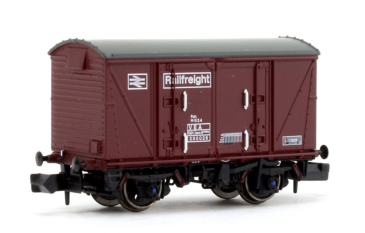 BR Maroon (Pristine) Railfreight VEA Munitions Van #230026