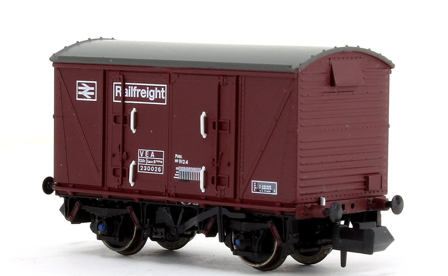 BR Maroon (Pristine) Railfreight VEA Munitions Van #230026