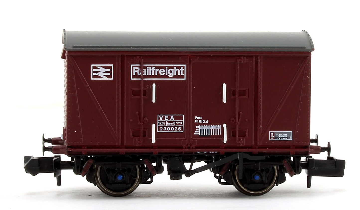 BR Maroon (Pristine) Railfreight VEA Munitions Van #230026