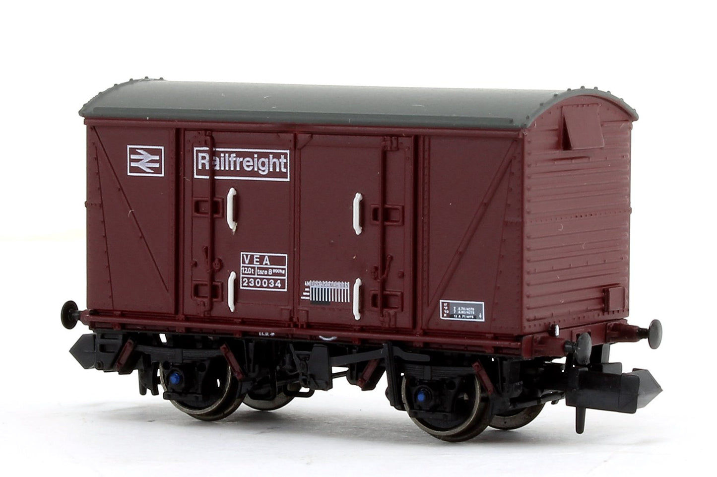 BR Maroon (Pristine) Railfreight VEA Munitions Van #230034