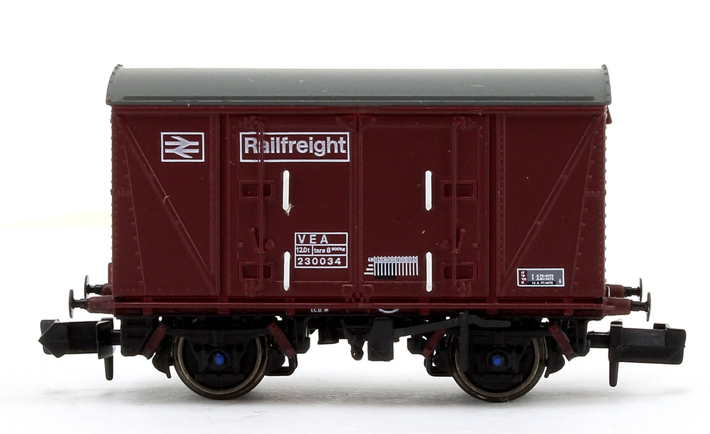 BR Maroon (Pristine) Railfreight VEA Munitions Van #230034