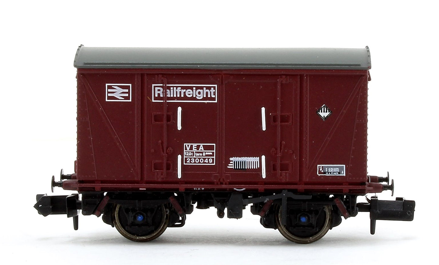 BR Maroon (Pristine) Railfreight VEA Munitions Van #230049