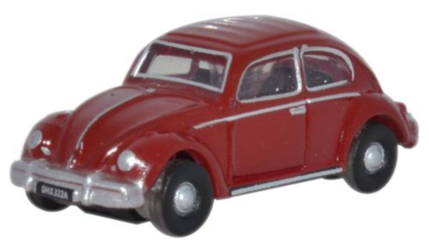 Oxford Diecast NVWB002 Ruby Red VW Beetle