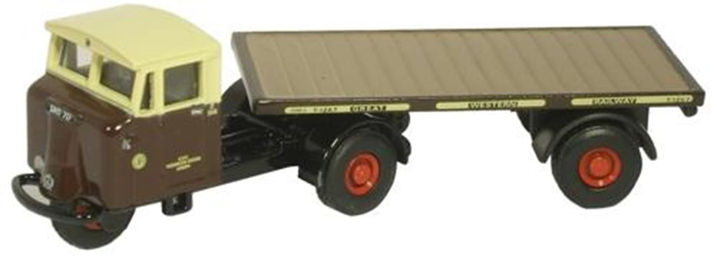 Mechanical Horse Flatbed Trailer GWR