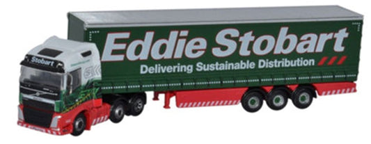 Oxford Diecast NVOL4001 Volvo FH4 Curtainside Eddie Stobart