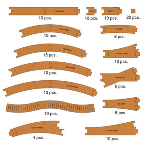 Proses Pre-Cut Cork Bed Start Set - Over 140 pcs Pre-Cut Cork Beds (+40 Meters)
