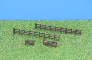PDB152 P&D Marsh N Gauge Lineside Fencing & Gates - Unpainted