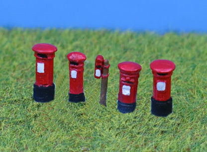 PDC18 P&D Marsh N Gauge Post Boxes  - UNPAINTED