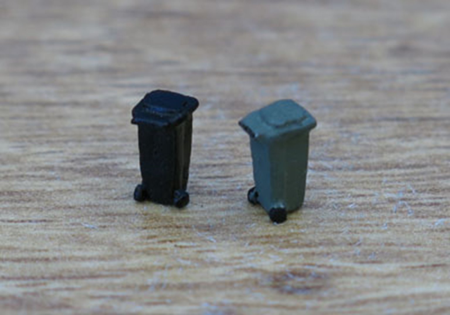 PDC36A P&D Marsh N Gauge Wheelie Bins - UNPAINTED