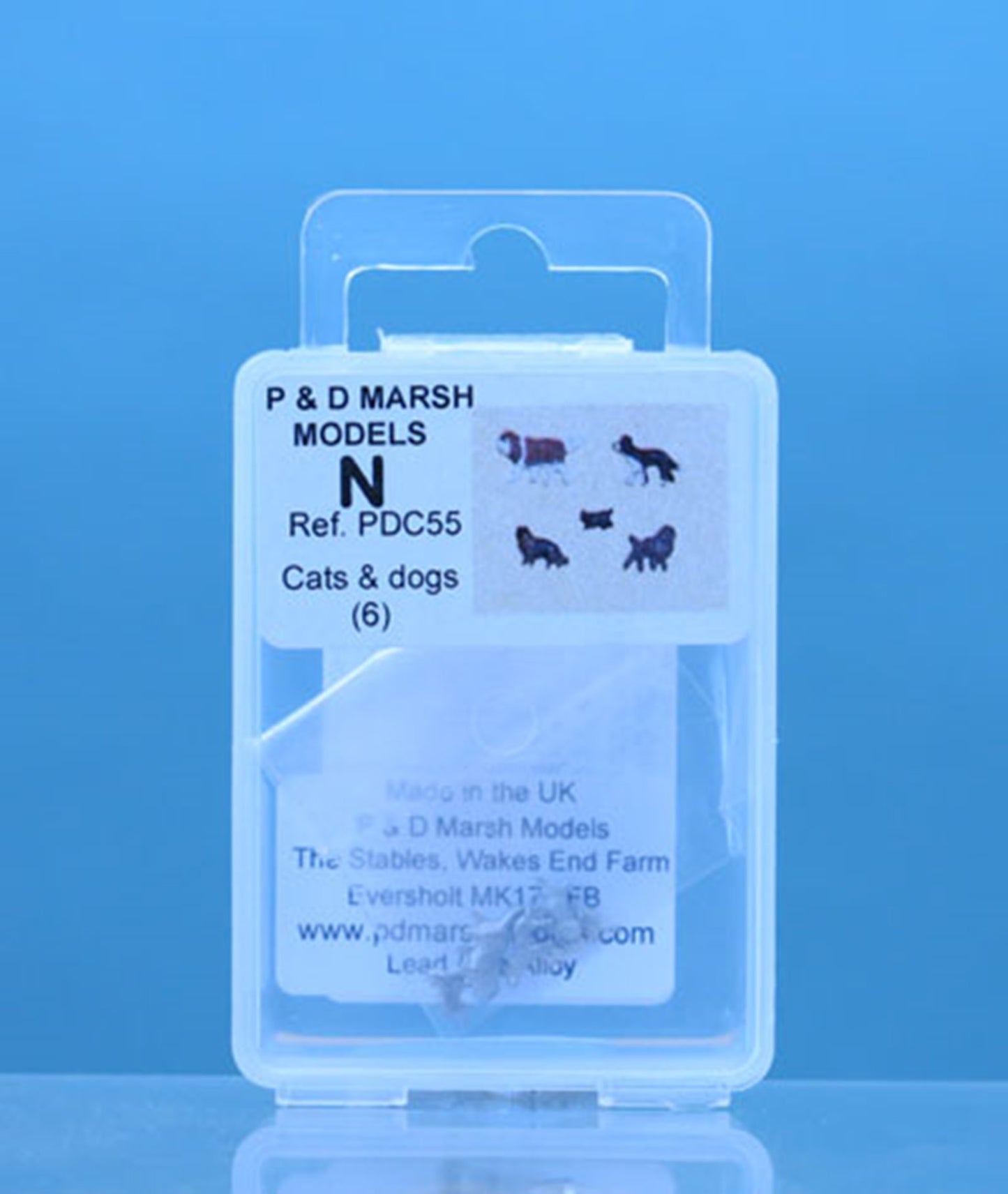 N Gauge Cats & Dogs  - UNPAINTED