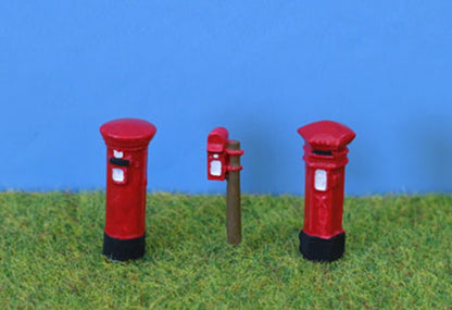 PDPW114 P&D Marsh OO Gauge Post Boxes  - UNPAINTED