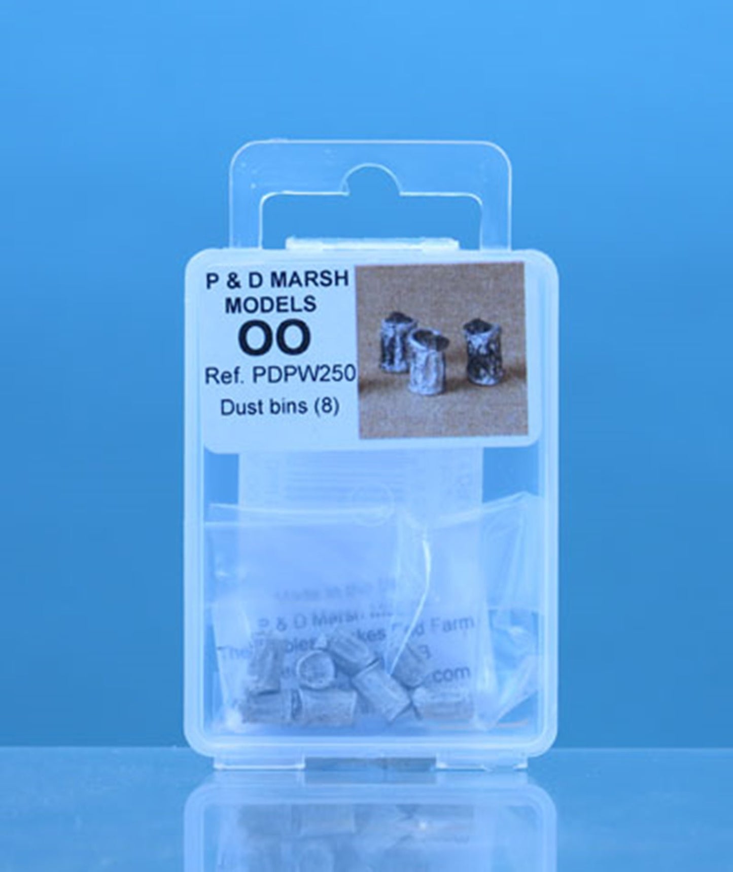 OO Gauge Dustbins  - UNPAINTED