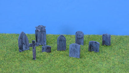  PDPW98 P&D Marsh OO Gauge Gravestones  - UNPAINTED