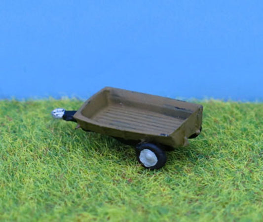 PDX38 P&D Marsh N Gauge Painted Farm Trailer