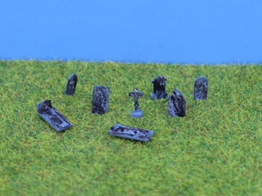 PDX56 P&D Marsh N Gauge Painted Gravestones