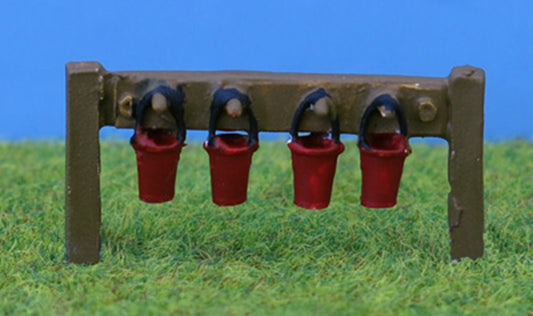 PDZ32 P&D Marsh OO Gauge Firebuckets on Stand