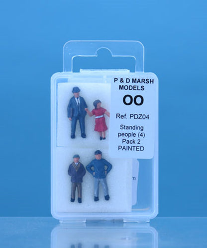 OO Gauge Painted Standing People