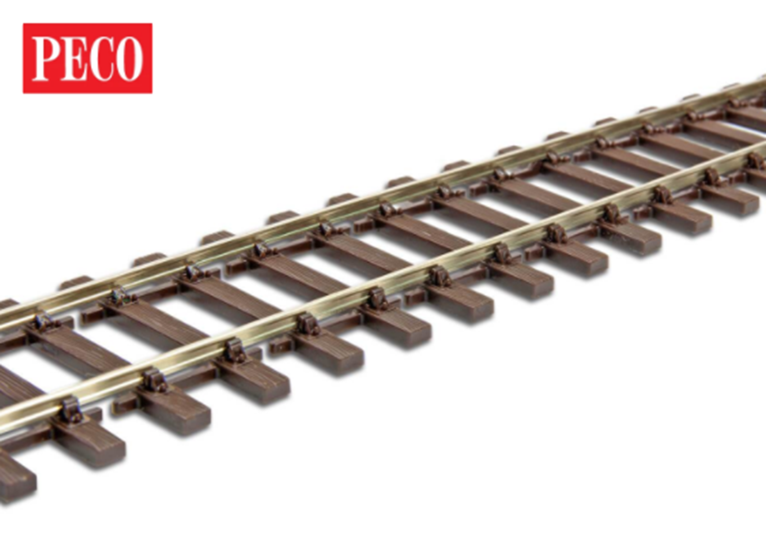 Peco SL108F SL108F OO/HO Streamline Code 75 Bullhead Track Rails of